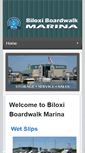 Mobile Screenshot of biloxiboardwalkmarina.com