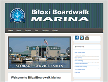Tablet Screenshot of biloxiboardwalkmarina.com